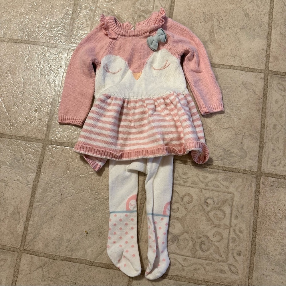 5/$20 Max Studio 3-6 Month Dress and Tights